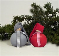 Tomte &#39;Joppe&#39; röd 80 mm